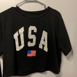 USA black tee
